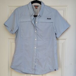 Eddie Bauer Light Blue Short Sleeve Shirt